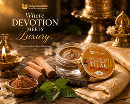 KalyaniVedda Malyagiri Chandan Tilak Paste for Daily Puja (8g) | Pure Sandalwood Tika for Forehead | Authentic Ayurvedic Premium Chandan Paste for Rituals, Meditation & Spiritual Wellness