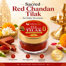 kalyanivedda Red Chandan Tilak Paste 8g for Tilak, Tika, Puja, Havan, Meditation, Devotional Rituals, Temple Visits, Festival Prayer and Traditional Forehead Application Brand: Generic